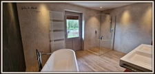 Longère property for sale, 313 m², 7 rooms, SAINT CYR SUR MENTHON (01). Outbuildings 550 m², swimming pool, 6.84 hectares