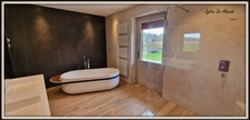 Longère property for sale, 313 m², 7 rooms, SAINT CYR SUR MENTHON (01). Outbuildings 550 m², swimming pool, 6.84 hectares