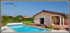 Maison plain-pied individuelle, piscine à vendre 5 pièces BAGE LA VILLE (01)135 m²
