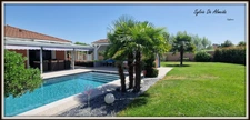 Detached, single-story house for sale, 146 m², 6 rooms, garage, swimming pool, 1250 m² plot, BOISSEY (01) near Pont de Vaux