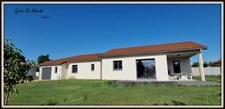 Maison plain-pied à vendre 6 pièces 5 chambres BAGE LA VILLE DOMMARTIN (01)141 m² garage