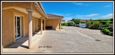 Single-story house for sale, 5 rooms, 4 bedrooms, approximately 135 m², BAGE LA VILLE (01), 867 m² enclosed plot, double garage