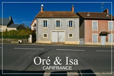 Maison de plain-pied type loft avec jardin paysagé, garage et fort potentiel – Culan