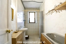 Dpt Cher (18), Loye-Sur-Arnon, Maison 112 m² – Grand terrain, dépendance de 100 m² et garage avec fosse