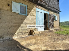Maison Gasconne et plusieurs dépendances, vue Pyrénées, 