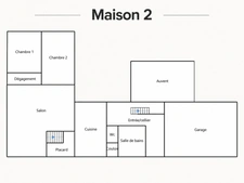 Ensemble immobilier avec 3 maisons sur 5 110 m² – Moragne 17430