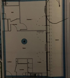 Appartement à vendre 2 pièces, balcon et parking REIMS (51)