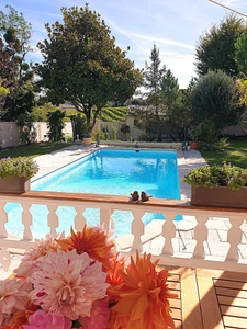 Stone house of 145 m² for sale, 6 rooms, BELLEVIGNE (16), 3/4 bedrooms plus swimming pool.