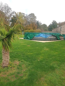 Maison 244 m² viager à vendre occupé 2 têtes AIGRE (16) terrain 2.8 hectares
