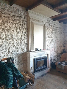 House of 400 m² of living space for sale, near Barbezieux (16), outbuildings of approximately 1,000 m², land of 12,000 m²!!!