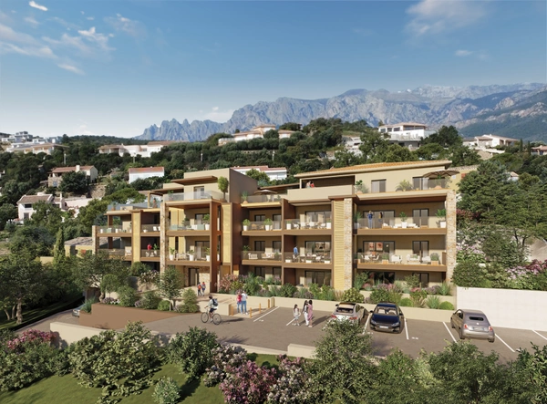 A VENDRE VUE MER STUDIO de 36,74m² avec TERRASSE de 18,80m² SARI SOLENZARA (20)