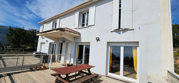  SANTA MARIA DI LOTA (20) Maison à vendre 240m² sur 1670m² de terrain - VUE MER PANORAMIQUE