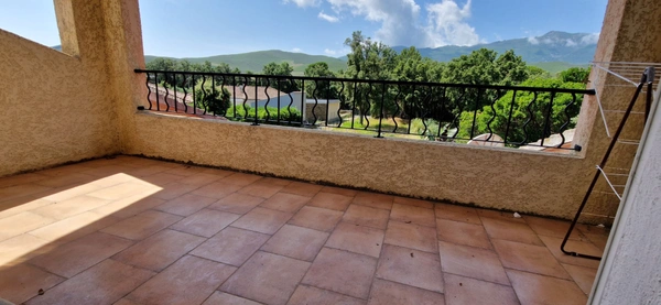 Dpt Corse (20), à vendre PIETRACORBARA STUDIO DE 30m² + TERRASE 1Om2 + JARDINET 45m2