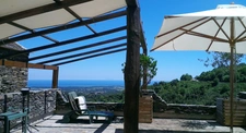 Dpt Corse (20), à vendre SORBO OCAGNANO MAISON 160m² SUR 900m² DE TERRAIN - BELLE VUE MER
