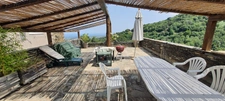 Dpt Corse (20), à vendre SORBO OCAGNANO MAISON 160m² SUR 900m² DE TERRAIN - BELLE VUE MER