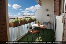 T3 en étage élevé avec balcons et vue exceptionnelle – La Mulatière