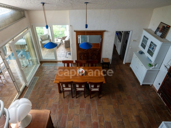 Var (83), à vendre LA CROIX VALMER MAISON T7 de 157 m² Piscine VUE MER, ILES ET COLLINES sur golfe de ST TROPEZ
