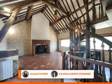 VENTE INTERACTIVE Authentique Logis du XVIe siècle grange de 200 m² parc verger de 4 000 m² Entre Mortagne-au-Perche et Le Mêle