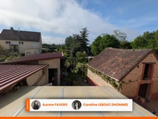Maison de ville 63m² -  2 chambres, garage et jardin
