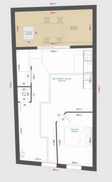 Ancienne grange a finir de rénover – 114 m² – Garage + Terrasse – Chauriat 63117 