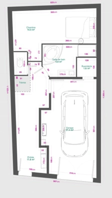 Ancienne grange a finir de rénover – 114 m² – Garage + Terrasse – Chauriat 63117 