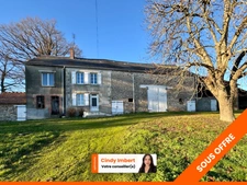 Maison à rénover avec dépendances et champ SAINT HILAIRE LA TREILLE (87)