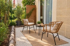 Comme une maison ! Appartement 4 pièces, contemporain avec jardin privatif de 530 m², 3 places parking, Aix-en-Provence, Résidence,