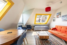 3-room apartment on the top floor of the Sebastopol les Halles building