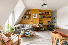Appartement dernier étage, 2 pièces, Eglise des Batignolles