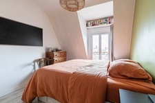 Appartement dernier étage, 2 pièces, Eglise des Batignolles