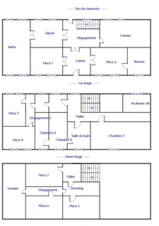 Charming property complex with a 1,500 m² garden in the heart of Meaux