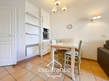 appartement REZ de JARDIN,résidence du lac, 31 m2, chambre ouverte, grande salle de douche, rangements, cave collective. 