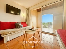 DOMAINE DE PONT ROYAL Furnished top floor apartment with open view 31m2 and 7m2 loggia, 1 double bedroom & bathroom  