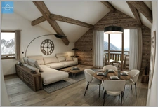 For sale 3-room apartment with cabin, 61 m², Alpe d'Huez Village