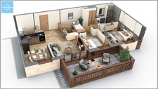 For sale 3-room apartment with cabin, 61 m², Alpe d'Huez Village