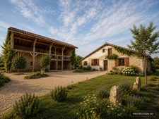 Maison à rénover avec dépendances et 16 870m2 de terrain Proche de AIRE SUR L'ADOUR (40)