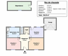 Maison familiale 7 chambres – Le Mans Batignolles – Jardin, terrasse et garage