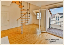 Appartement à vendre 2 pièces BRETIGNY SUR ORGE (91) CENTRE VILLE avec Mezzanine en duplex,2 balcons, parking