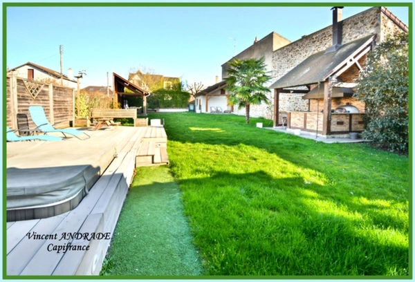 VILLEMOISSON SUR ORGE-sous-sol -Jacuzzi-Sauna-Dépendance-5chambres