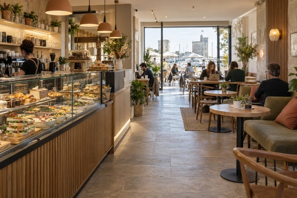 FONDS DE COMMERCE RESTAURATION RAPIDE / PATISSERIE/ COFFEE SHOP LA ROCHELLE (17), EMPLACEMENT N°1