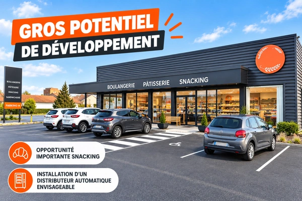  BOULANGERIE PATISSERIE -  LUCON (85)_ BELLES PRESTATIONS + BONNE RENTABILITE + VENTE MURS POSSIBLE