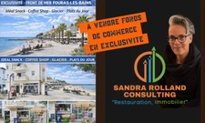 Fonds de commerce à vendre FOURAS (17) RESTAURATION RAPIDE AVEC EXTRACTION - IDEAL SNACKING- COFFEE SHOP ET GLACIER - FRONT DE MER