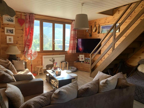 Duplex rénové – T4- Esprit chalet – Vue panoramique à Lus-la-Croix-Haute
