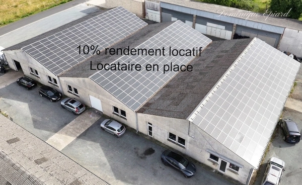 Local industriel de 1 253 m² loué-rendement 10%-Idéal investisseur