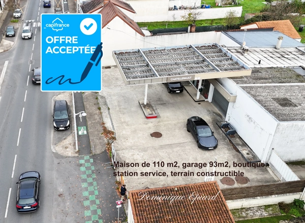 Achetez un bien, générez plusieurs revenus: Maison + Garages + Terrain + boutique + Opportunité station TotalEnergies