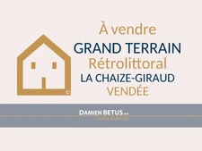 Terrain à vendre de 1 100,00 m² LA CHAIZE GIRAUD (85), rétrolittoral