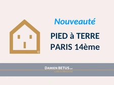 Appartement à vendre 1 pièce PARIS 14EME ARRONDISSEMENT (75) quartier MONTPARNASSE/PERNETY