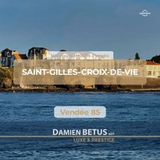 House for sale, 7 rooms, SAINT GILLES CROIX DE VIE (85), swimming pool, town center, close to beaches
