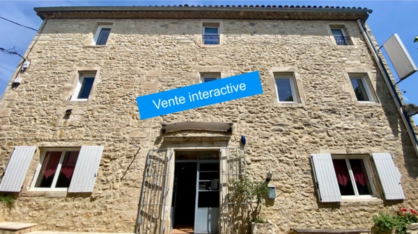 A vendre maison en pierre à Vagnas (07), à proximité de Vallon-Pont-d’Arc