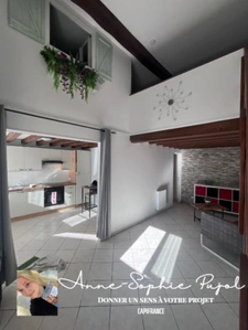 DUPLEX DE 59 m², STATIONNEMENT ET ESPACE EXTÉRIEUR